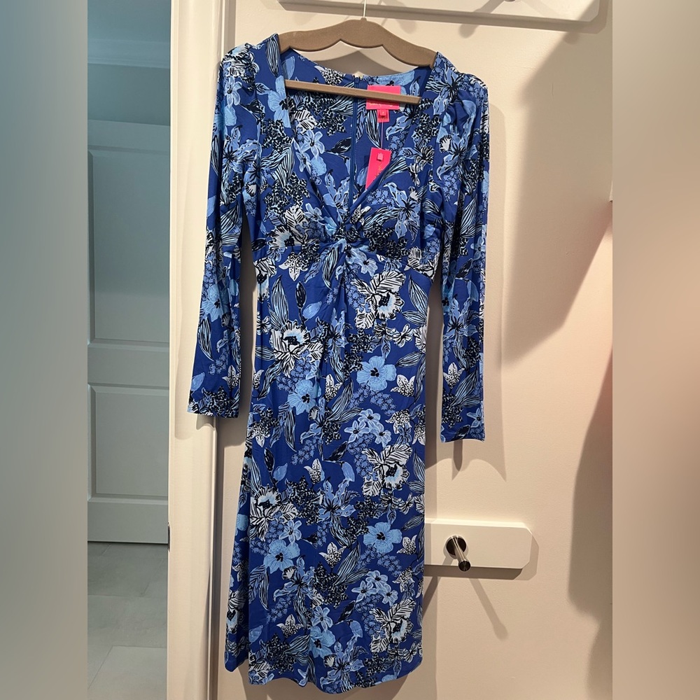 Floral Blue Dress